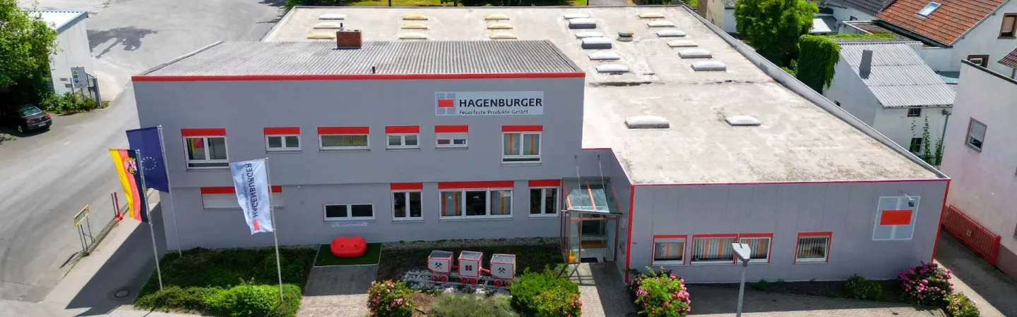 Werksgebäude von HAGENBURGER Feuerfeste Produkte in Grünstadt